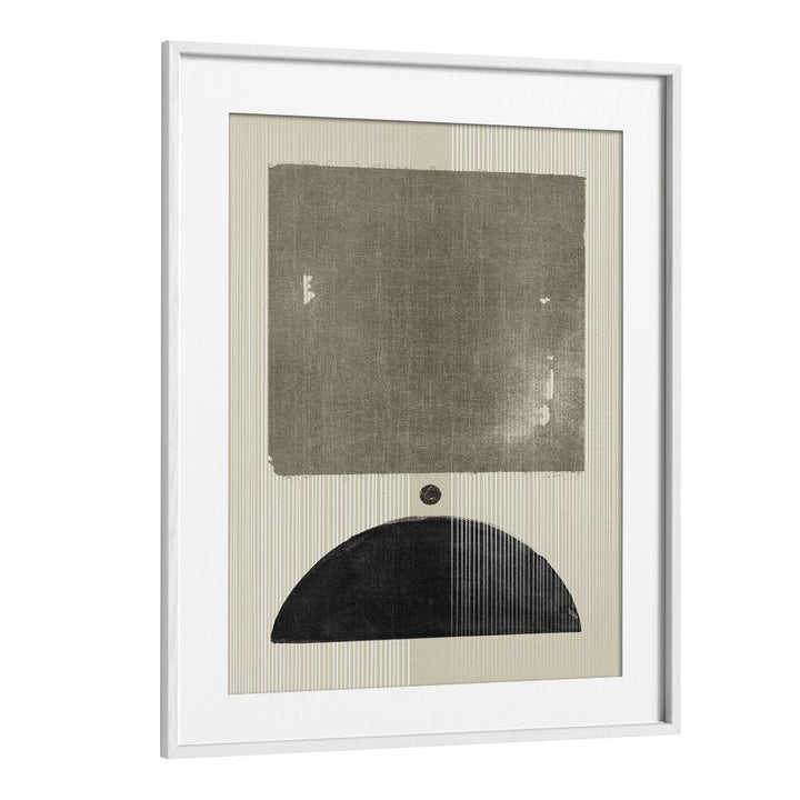 the black dunegeometric paintings in White Frame With Mount