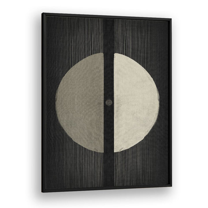 the dark universe geometric paintings in Black Plain Frame