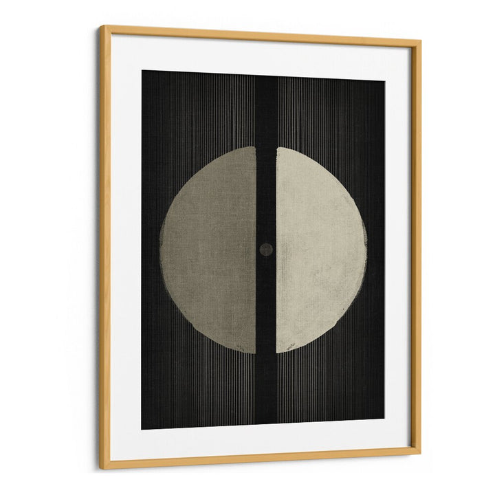 the dark universe geometric paintings in Oak Wood Frame With Mount