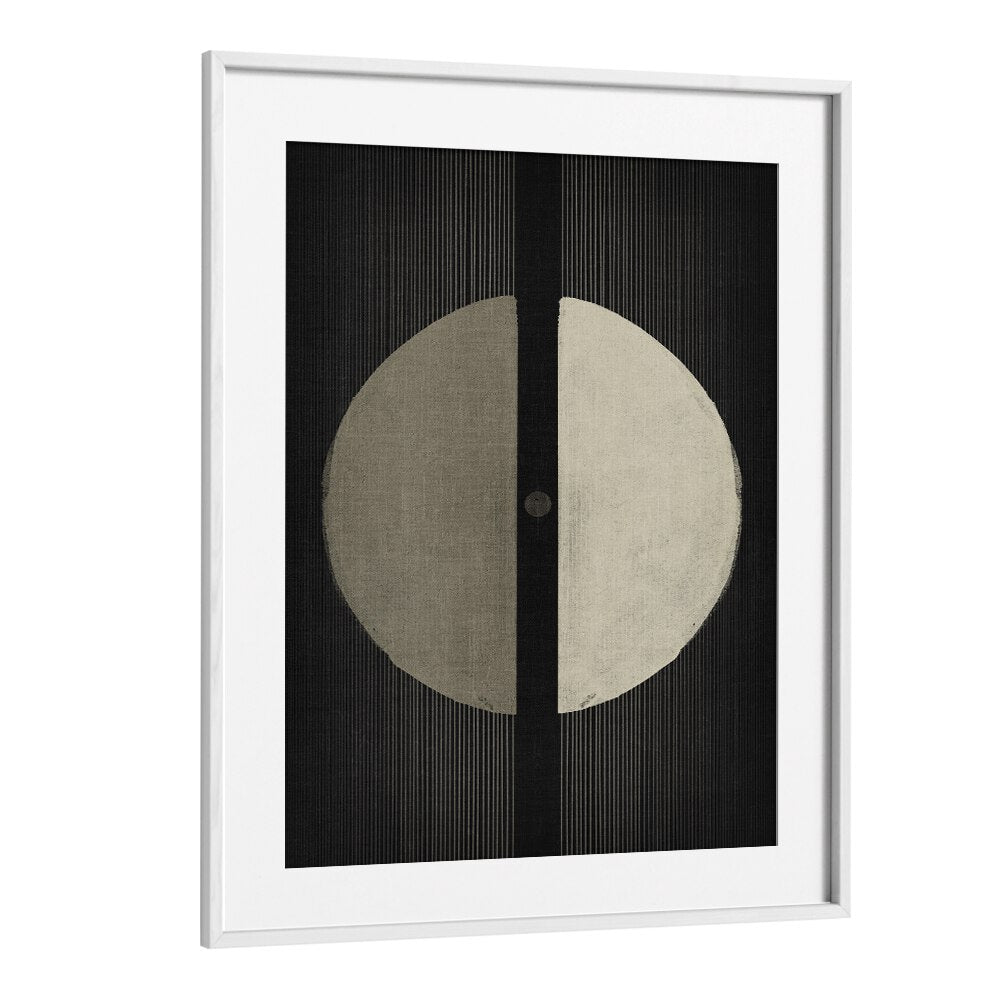 the dark universegeometric paintings in White Frame With Mount