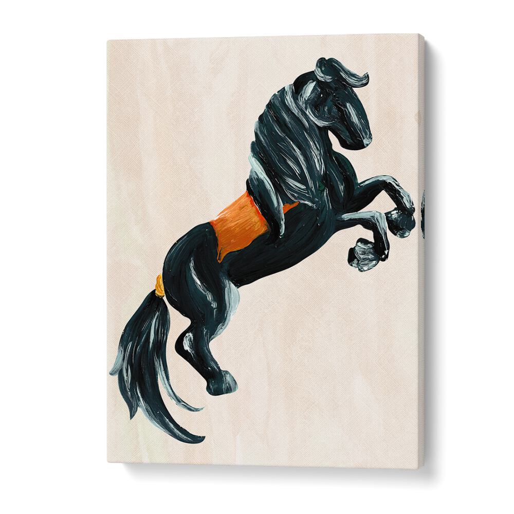 Stunning "THE HORSE, ANIMAL PAINTINGS" artwork showcasing the elegance and spirit of horses in vibrant colors.