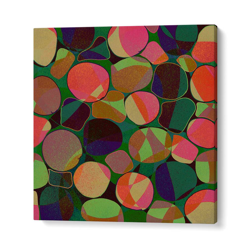 the jewels from toyworld abstract art in Gallery Wrap