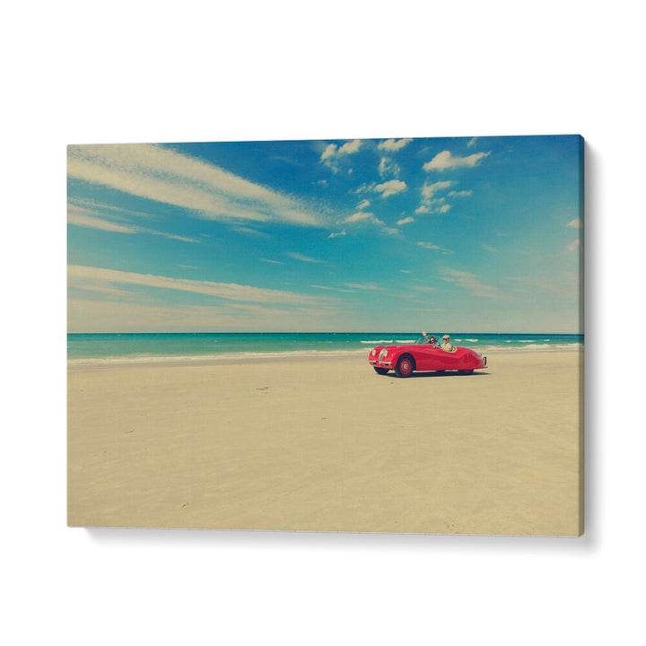 the red car II car poster in Gallery Wrap