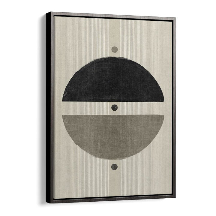 the simple state geometric paintings in Black Floater Frame