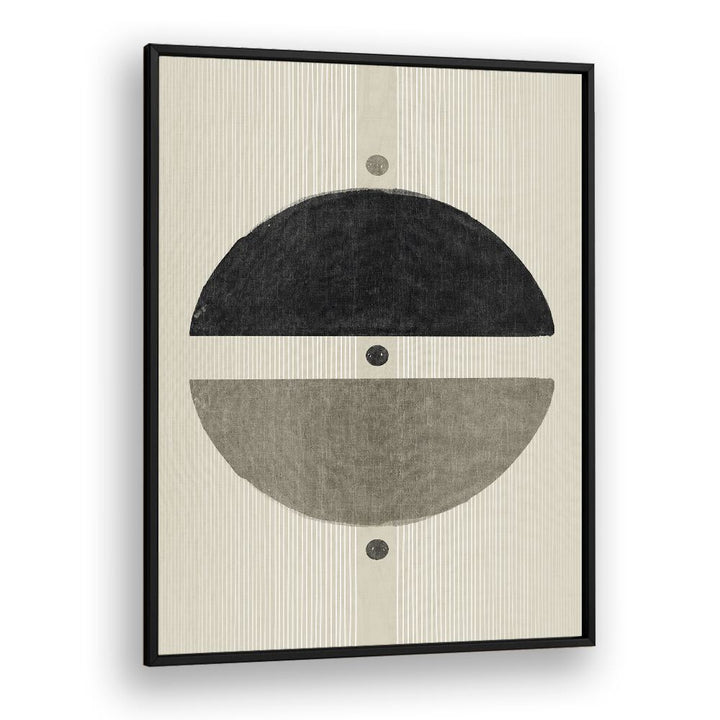 the simple state geometric paintings in Black Plain Frame