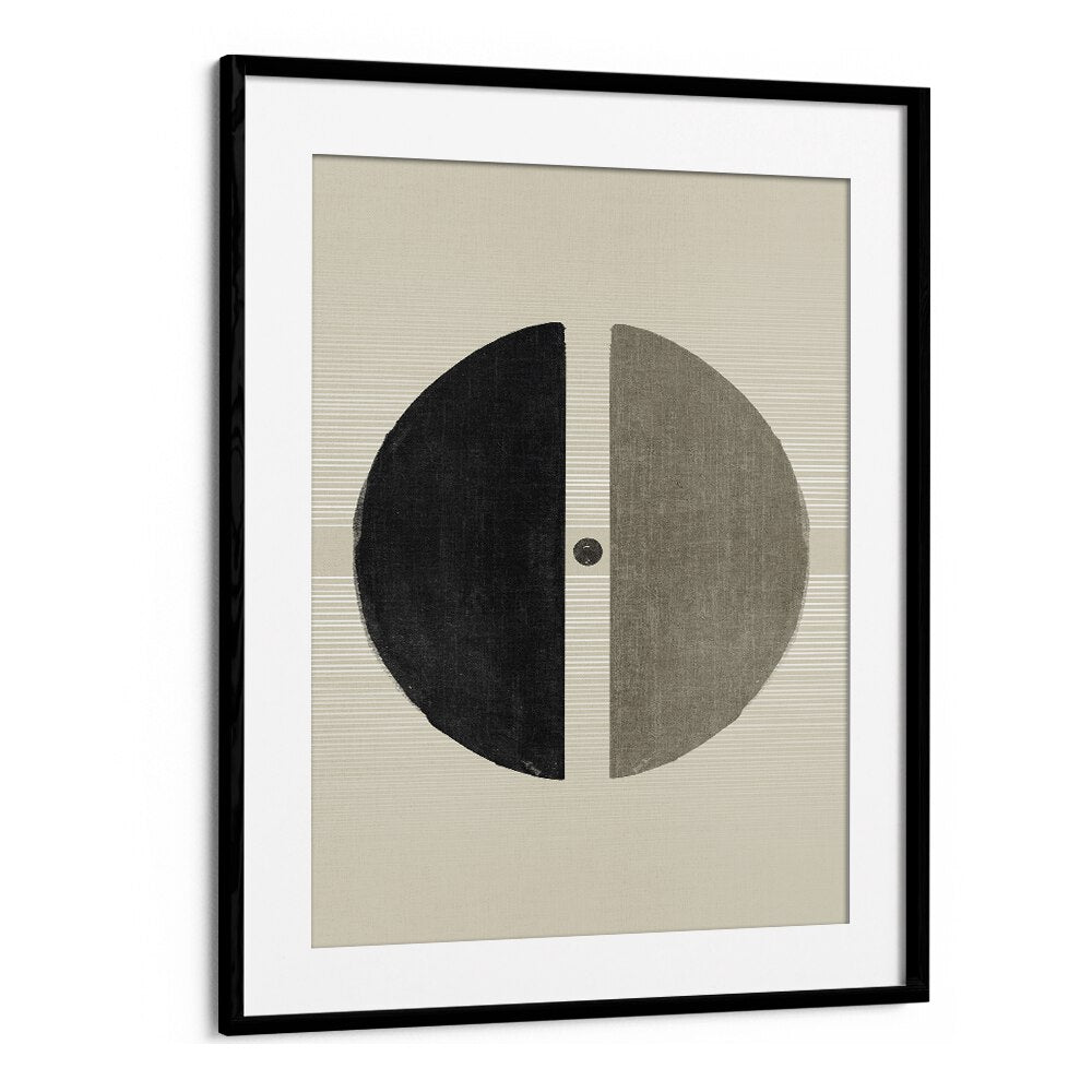 the simple view geometric paintings in Black Frame With Mount