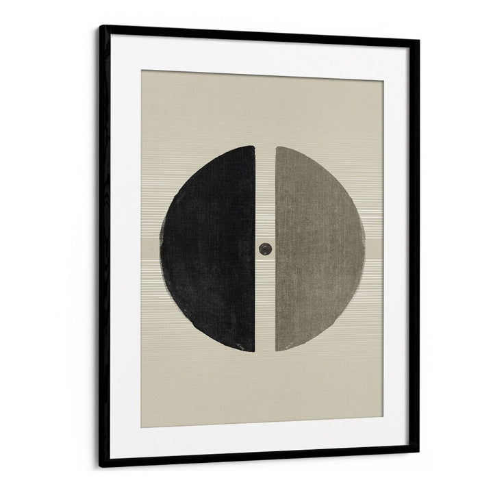 the simple view geometric paintings in Black Frame With Mount