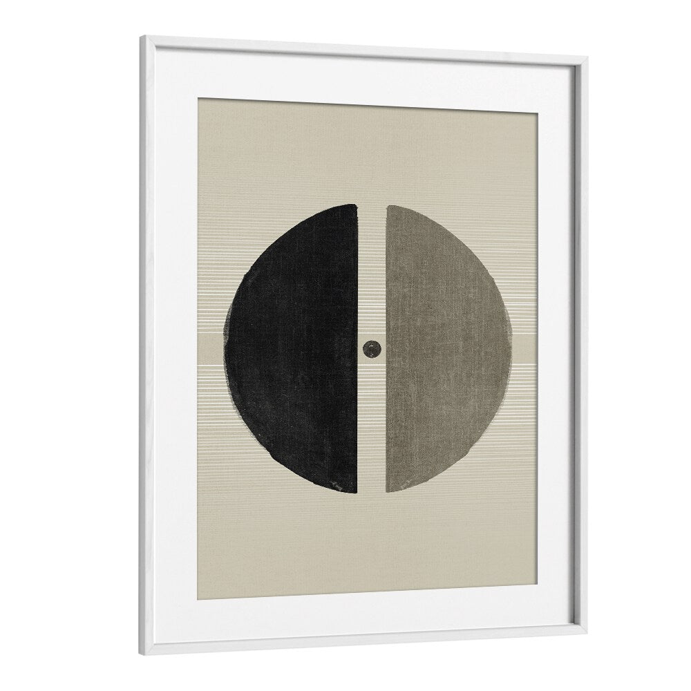 the simple viewgeometric paintings in White Frame With Mount