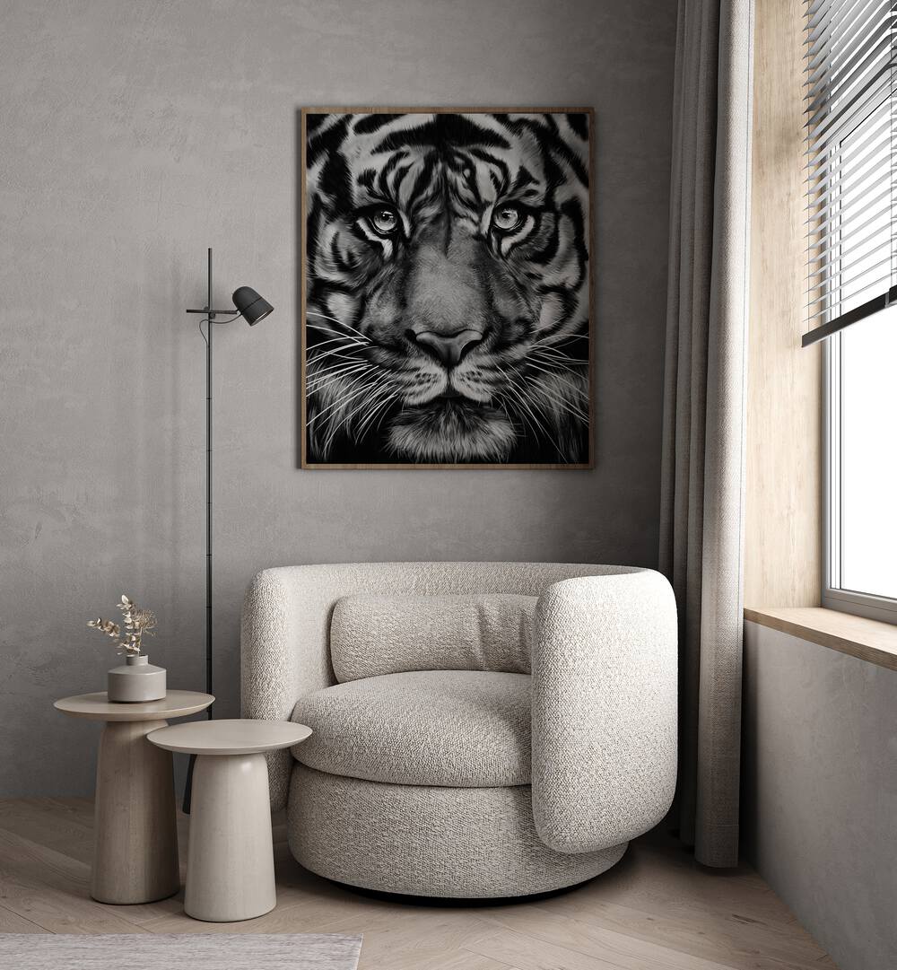 tiger by gabriella roberg wildlife paintings wildlife posters Artwork I placed on a wall