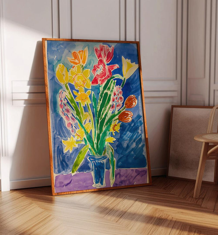 tulip lily orchid delight eclectic wall art prints near wall