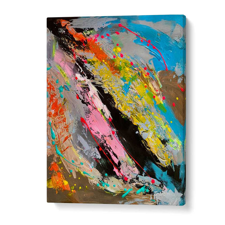 turbulent tranquility abstract paintings in Gallery Wrap