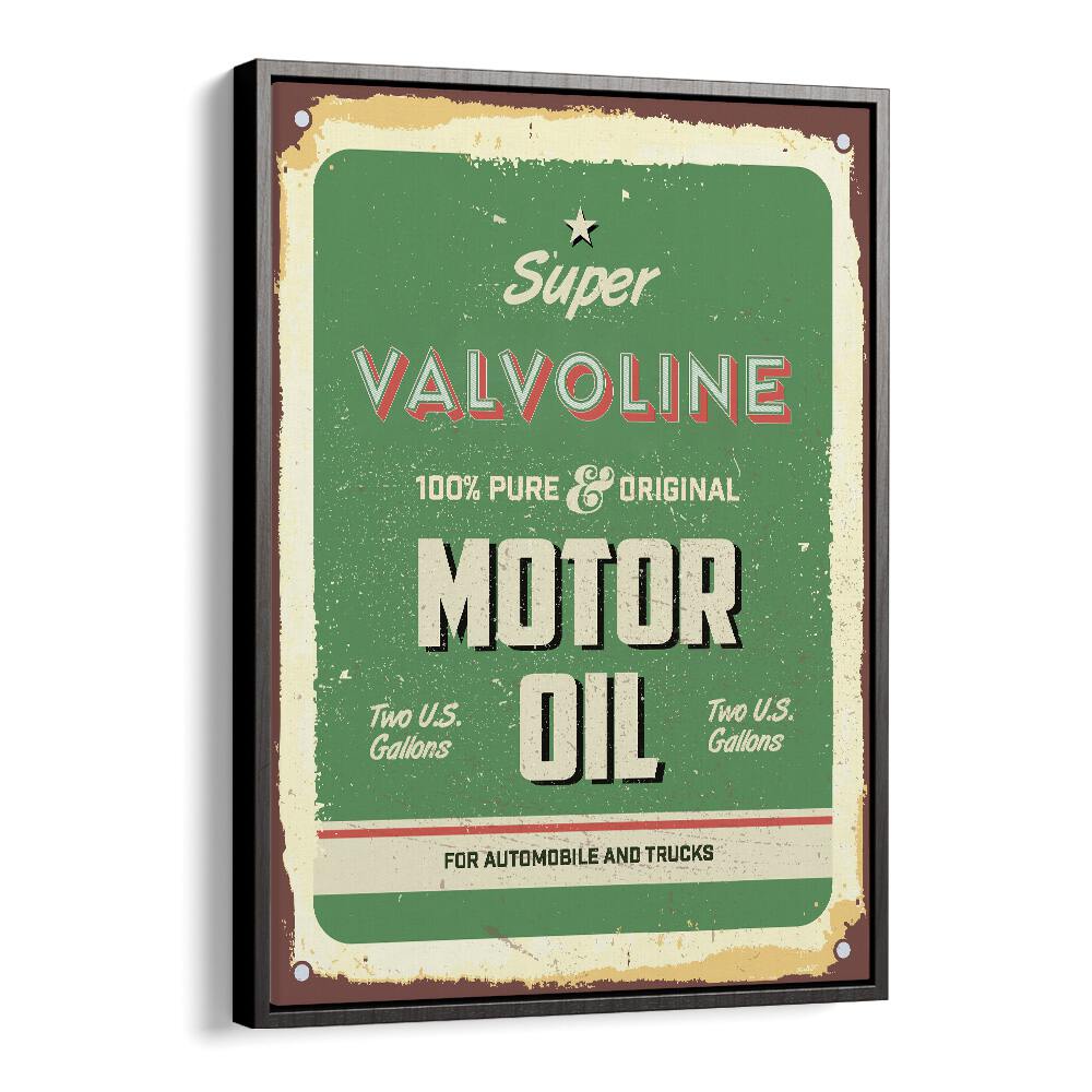 valvoline car posters in Black Floater Frame