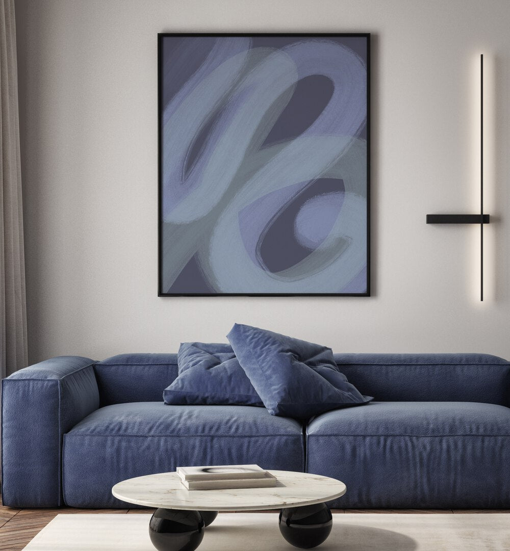 veni by yopie studio abstract art paintings Artwork II placed on a wall