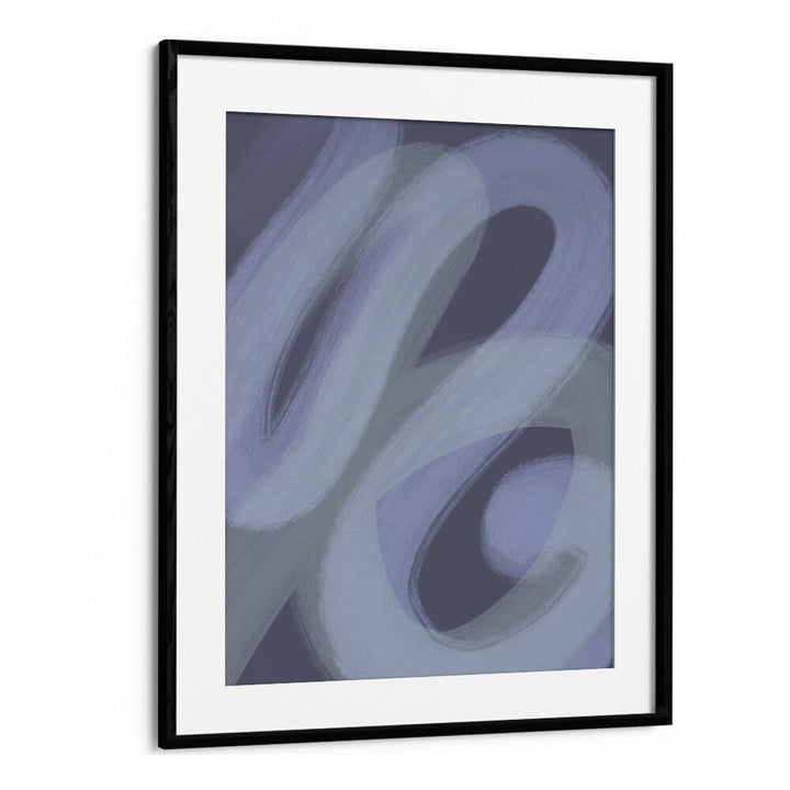 veni by yopie studio abstract art paintings in Black Frame With Mount