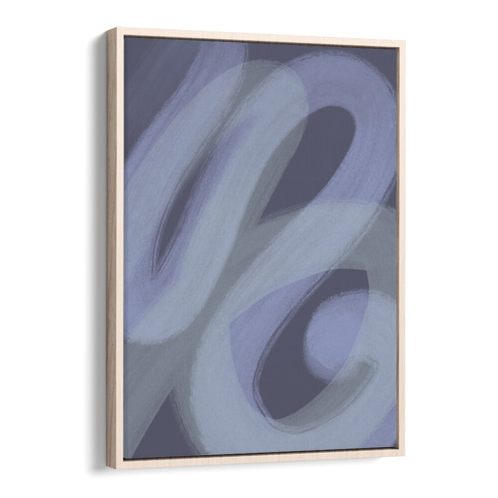 veni by yopie studio abstract art paintings in Oak Wood Floater Frame