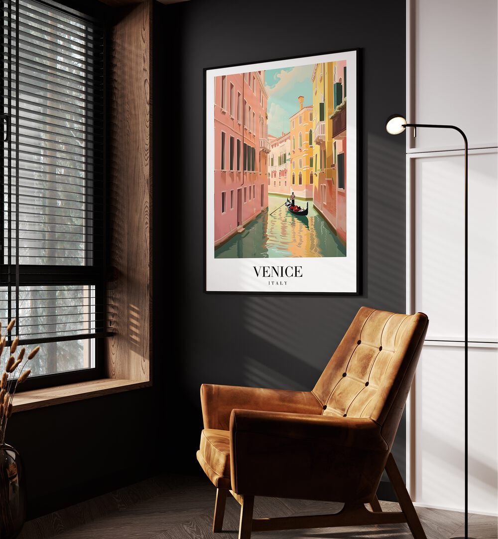 venice-italy I travel posters Artwork IV placed on a Wall 
