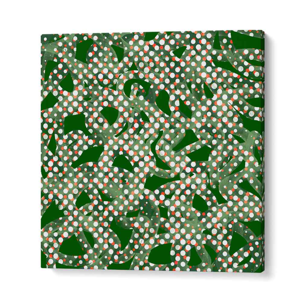 verdant abstract art in Gallery Wrap