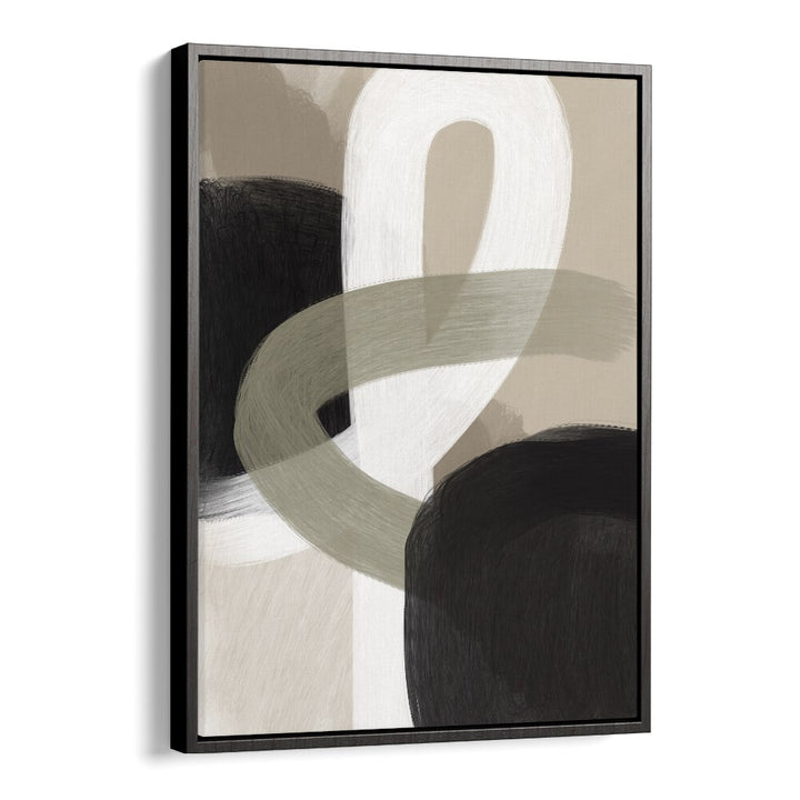 vere by yopie studio abstract art paintings in Black Floater Frame