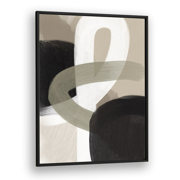 vere by yopie studio abstract art paintings in Black Plain Frame