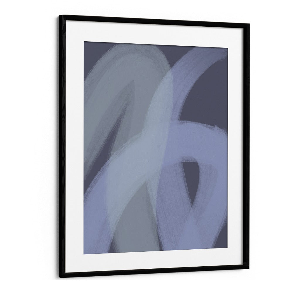 veritas by yopie studio abstract art paintings in Black Frame With Mount