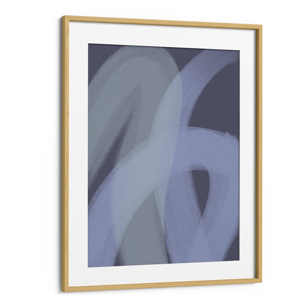 veritas by yopie studio abstract art paintings in Oak Wood Frame With Mount