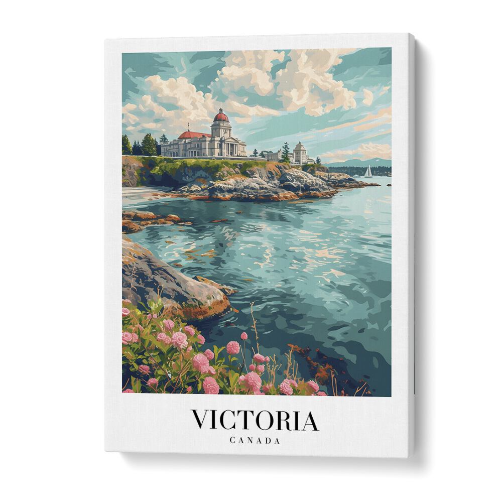 victoria- canada II travel posters in Gallery Wrap