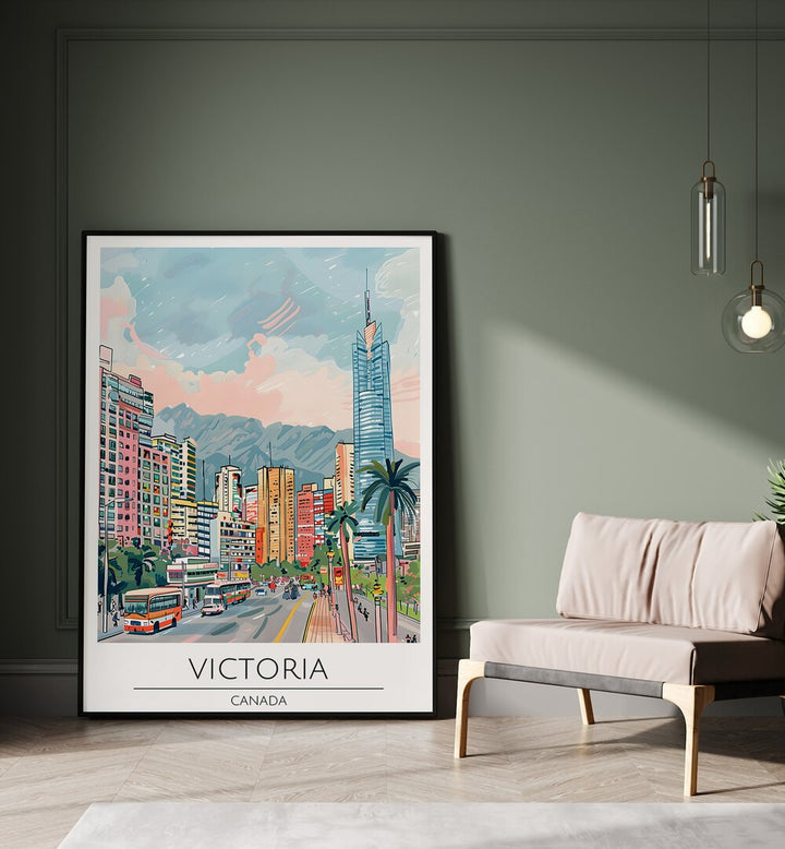 victoria-canada travel posters Artwork I placed on a Wall