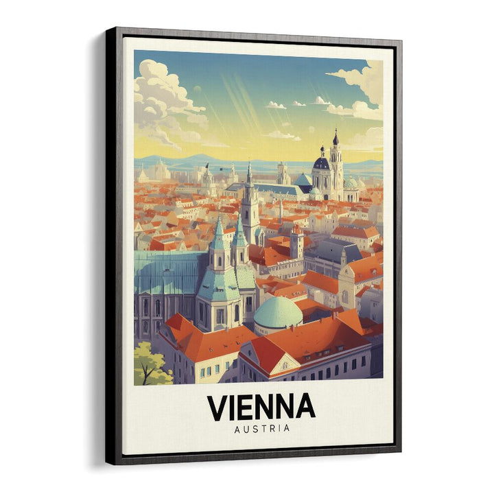 vienna-austria II travel posters in Black Floater Frame