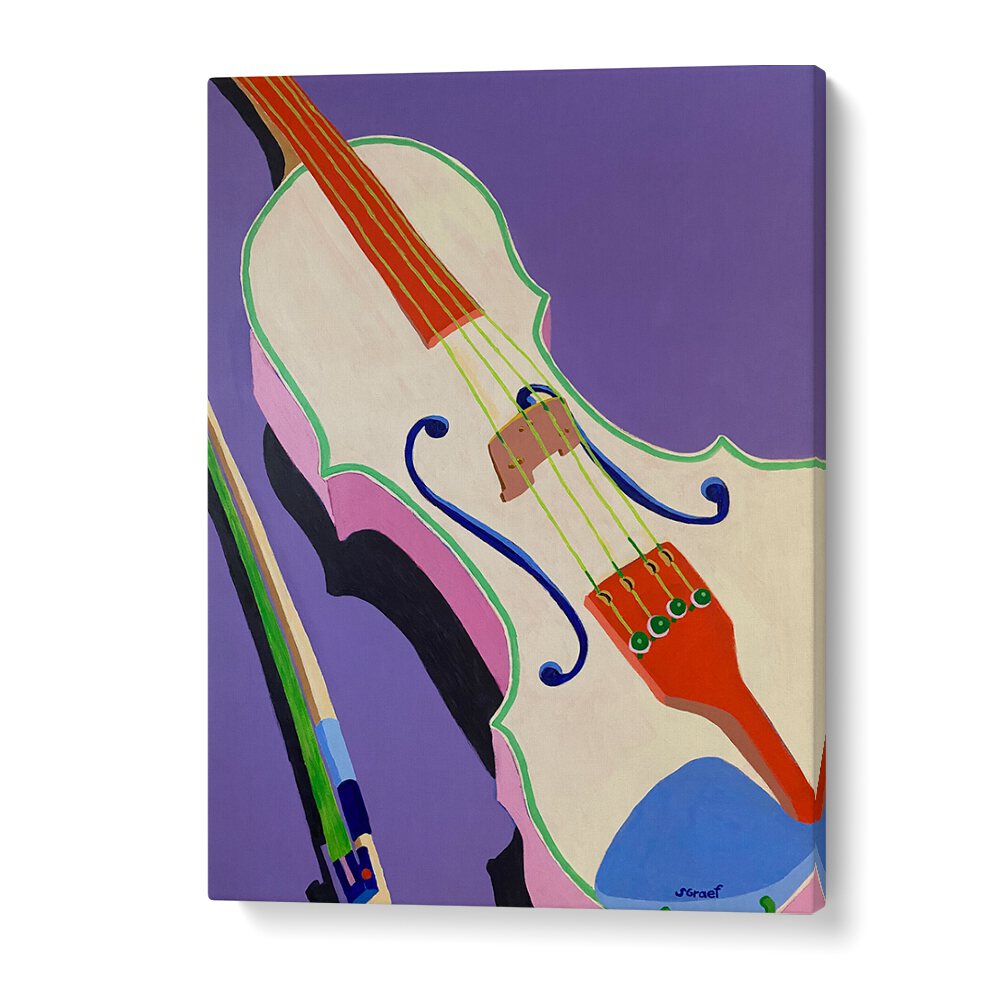 violin music art prints in Gallery Wrap
