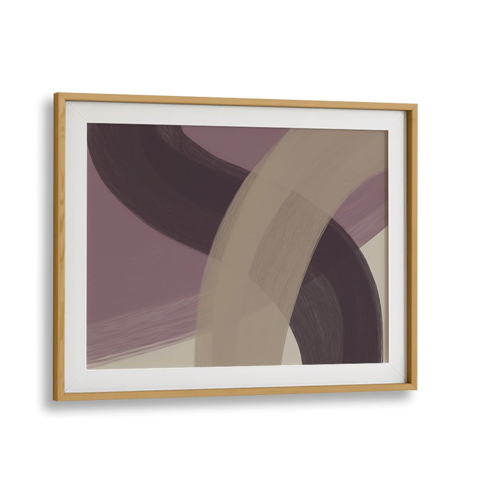 visions by yopie studio abstract art paintings in Oak Wood Frame With Mount