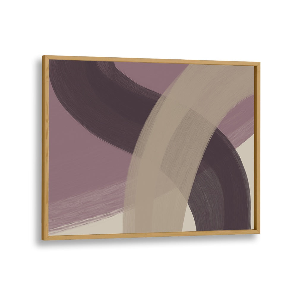 visions by yopie studio abstract art paintings in Oak Wood Plain Frame