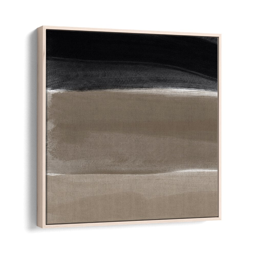 vivere by yopie studio abstract art paintings in Oak Wood Floater Frame