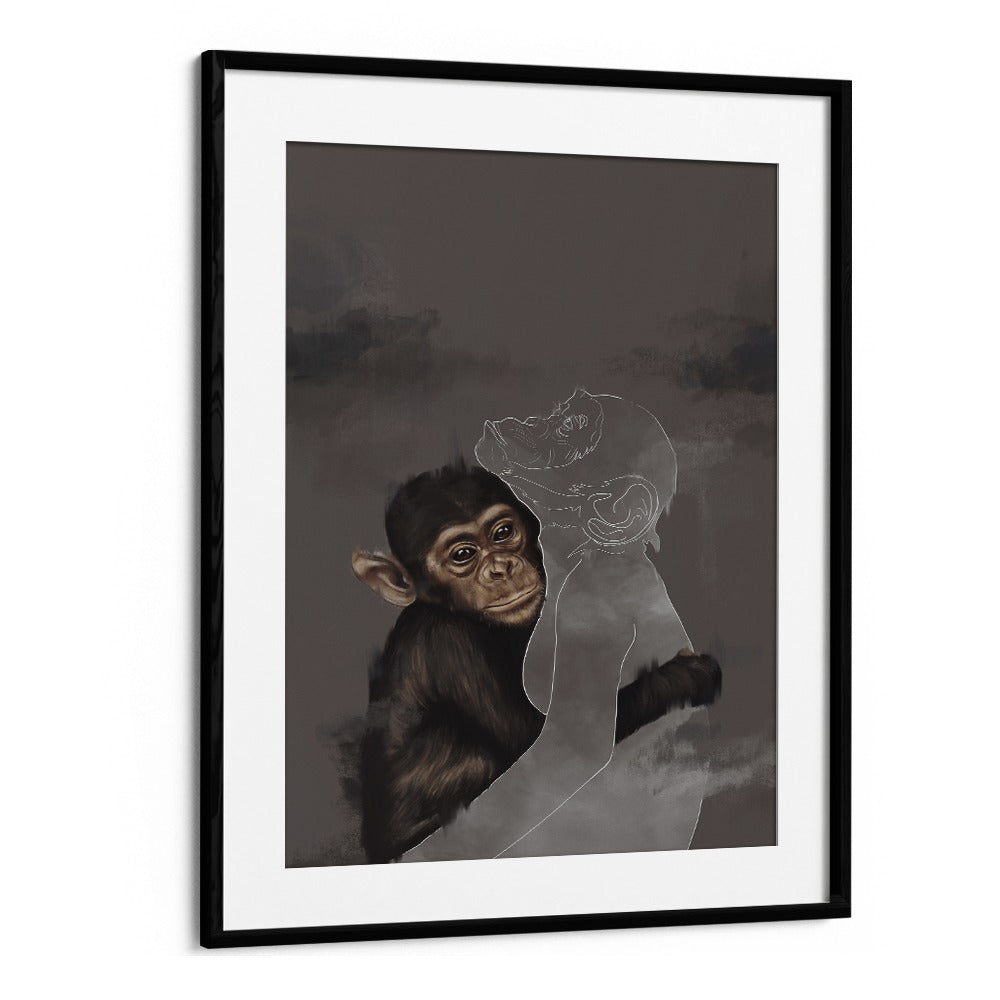 where art thou by gabriella roberg wall art prints in Black Frame With Mount