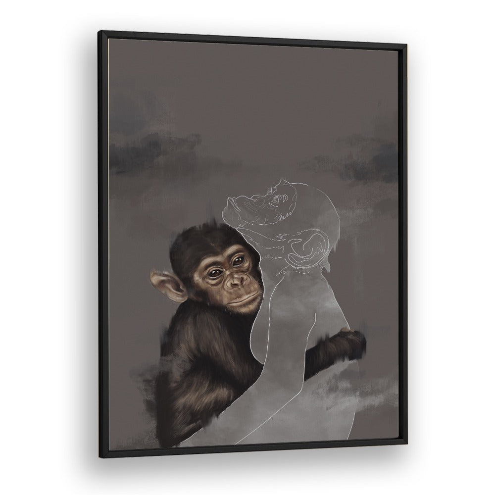 where art thou by gabriella roberg wall art prints in Black Plain Frame