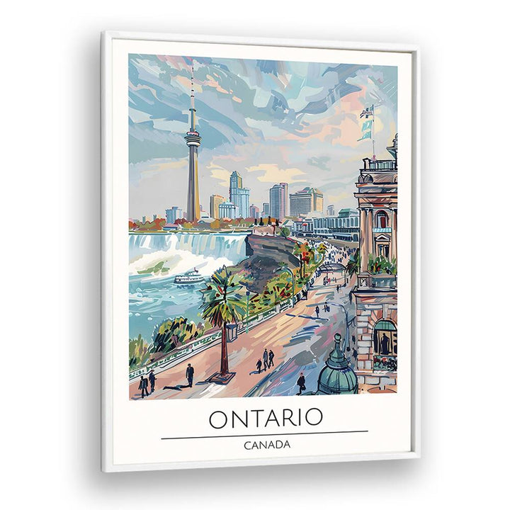 TRAVEL ART painting - ONTARIO - CANADA TRAVEL ART by Asianmonk