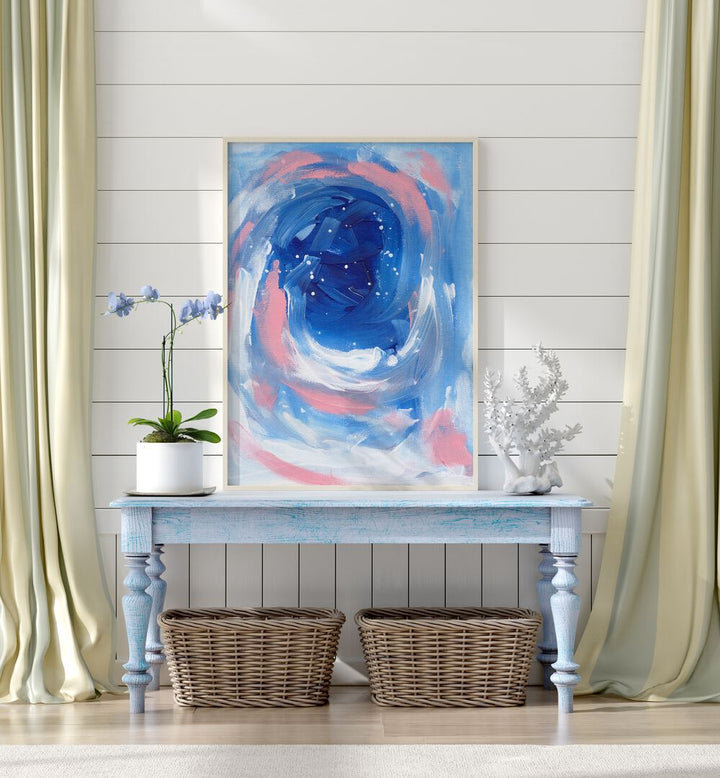 whirlpool by ejaaz haniff abstract art prints Artwork III placed on a wall