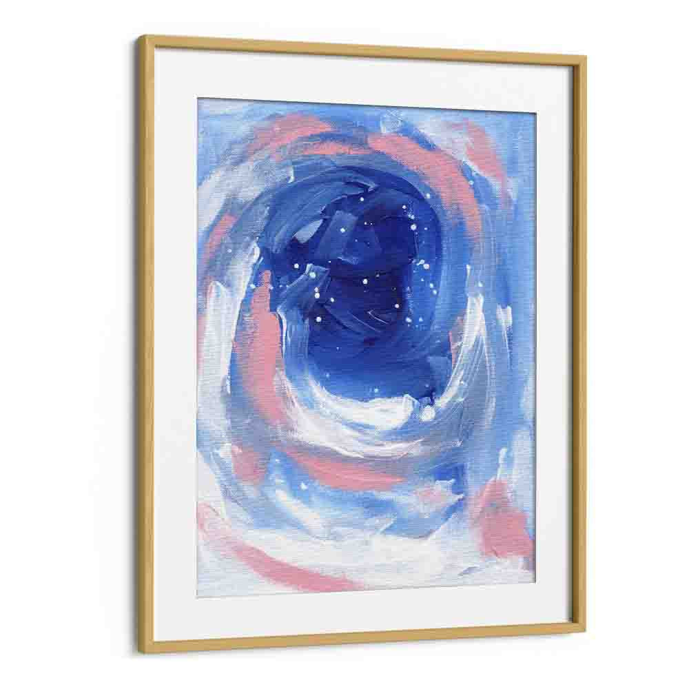 whirlpool by ejaaz haniff abstract art prints in Oak Wood Frame With Mount