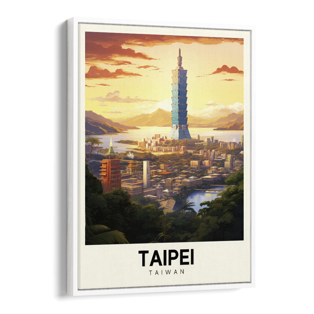 TRAVEL ART painting - TAIPEI TAPESTRY: A VISUAL JOURNEY THROUGH TAIWAN'S CAPITAL by Asianmonk