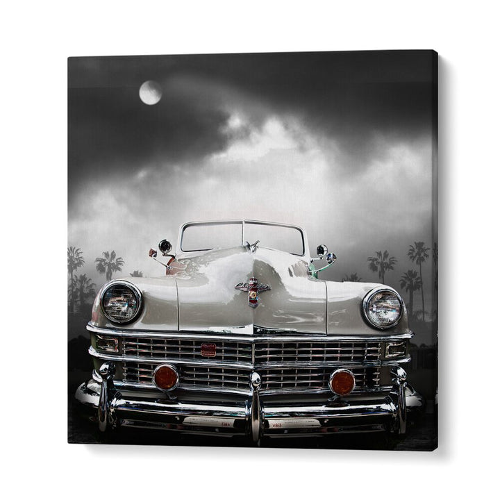 white chrysler car poster in Gallery Wrap