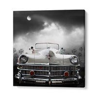 WHITE CHRYSLER , CAR POSTERS