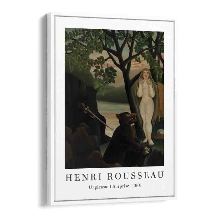 HENRI ROUSSEAU painting - HENRI ROUSSEAU'S 'UNPLEASANT SURPRISE' (1901): A JUNGLE SYMPHONY OF MYSTERY AND INTRIGUE by Asianmonk