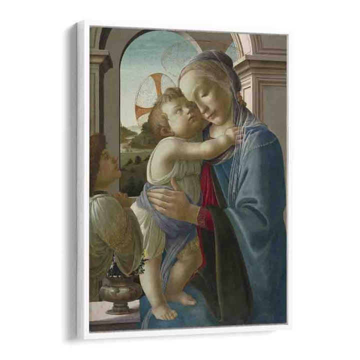 comic painting - VIRGIN AND CHILD WITH AN ANGEL by Asianmonk