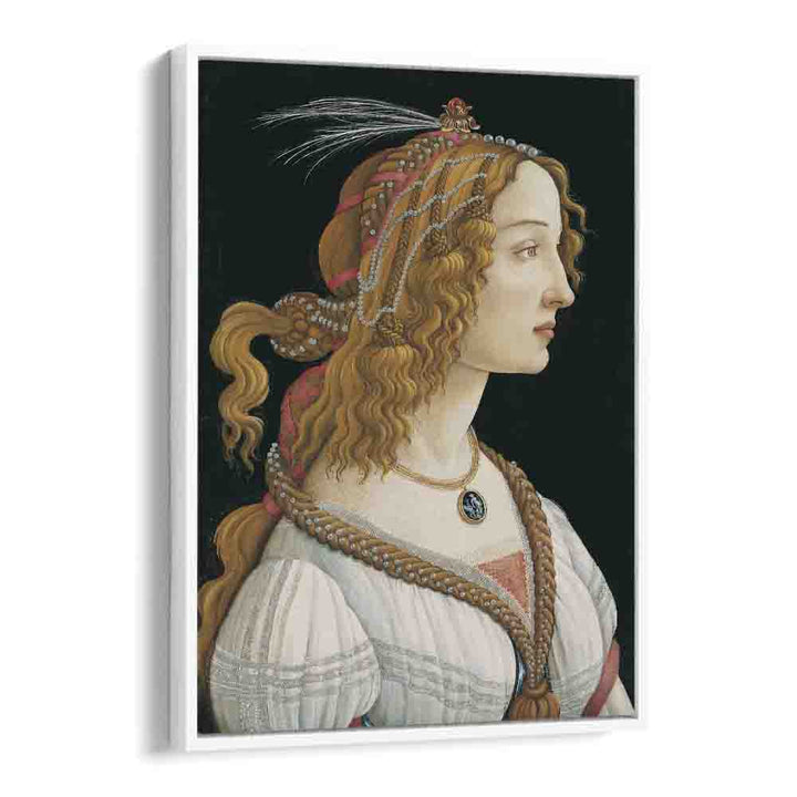 comic painting - PORTRAIT OF SIMONETTA VESPUCCI by Asianmonk