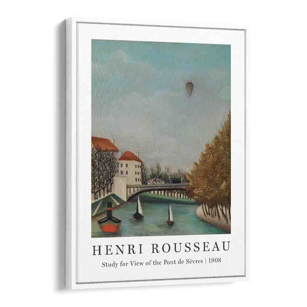 HENRI ROUSSEAU painting - HENRI ROUSSEAU'S 'STUDY FOR VIEW OF THE PONT DE SÈVRES' (1908) by Asianmonk