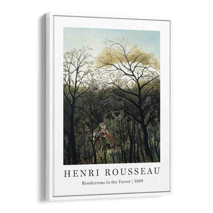 HENRI ROUSSEAU painting - HENRI ROUSSEAU - RENDEZOUS IN FOREST | 1889 by Asianmonk