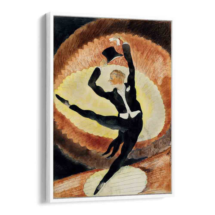 comic painting - ACROBATIC MALE DANCER WITH TOP HAT (1920) by Asianmonk