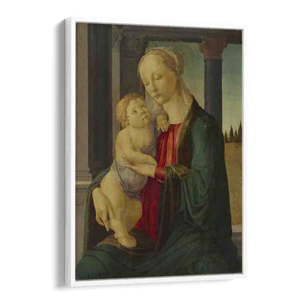 comic painting - MADONNA AND CHILD (CA. 1470) by Asianmonk