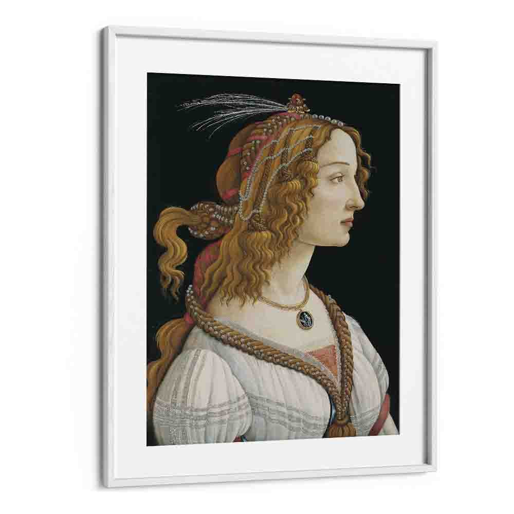 comic painting - PORTRAIT OF SIMONETTA VESPUCCI by Asianmonk