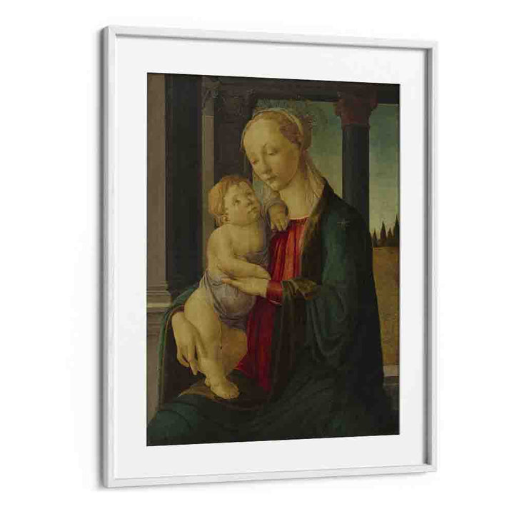 comic painting - MADONNA AND CHILD (CA. 1470) by Asianmonk