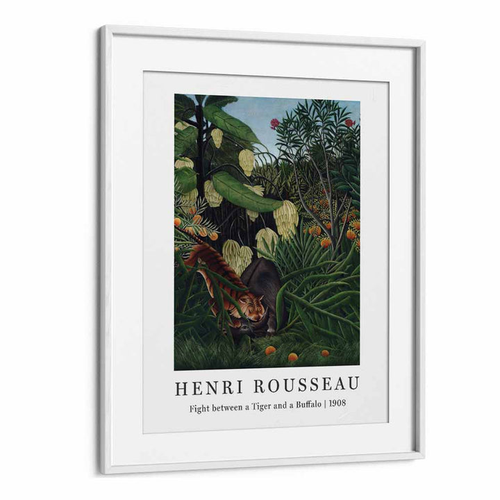 JUNGLE SYMPHONY: HENRI ROUSSEAU'S 'FIGHT BETWEEN A TIGER AND BUFFALO' (1908)